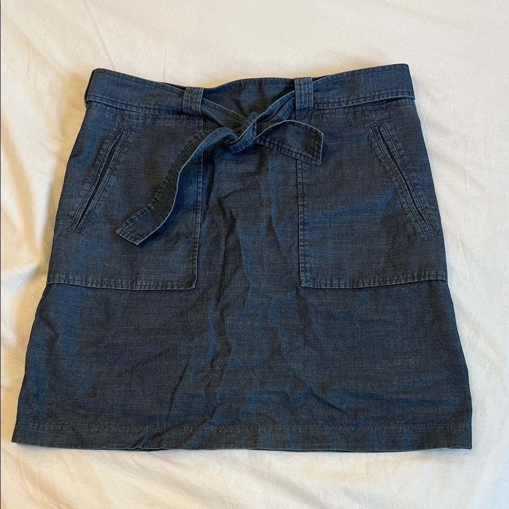 A.P.C. Dark Blue denim tie skirt 36
